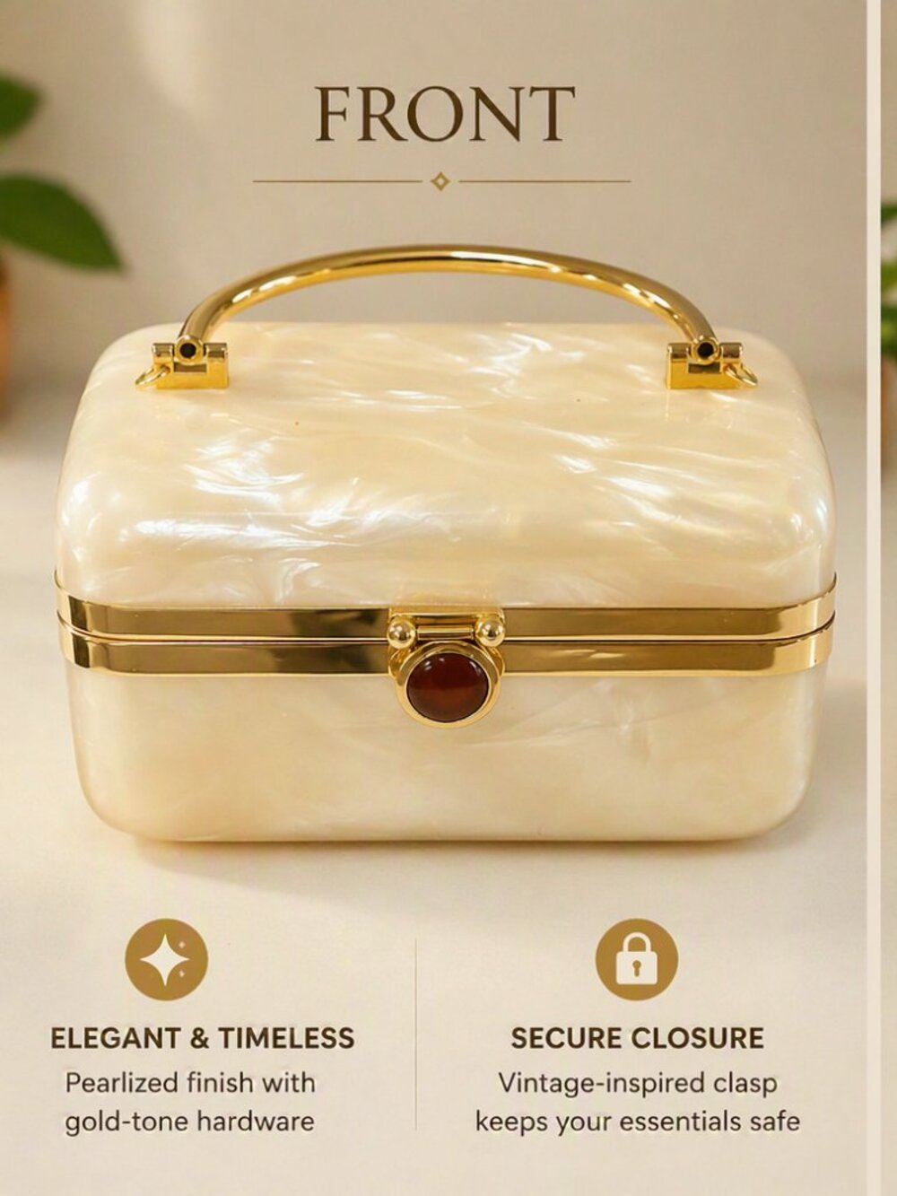 Elegant Vintage-Inspired Clutch